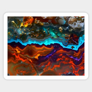 Gemstone Agate Jasper texture 2 Sticker